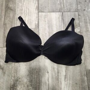 Cacique Boost Plunge Bra 46DD Back Smoothing‎ Lined Underwire Adjustable